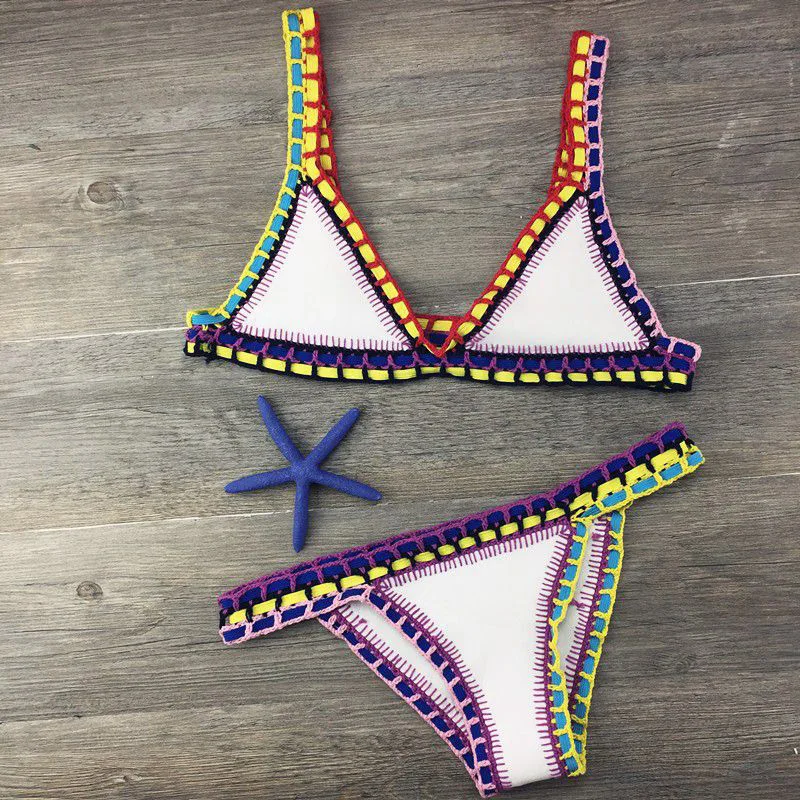 Heidi-Mode | Sexy Bikinis Sommer Frauen Badeanzug Handgehäkeltes Bikini-Set Badebekleidung Strand Badeanzug Biquini Frau Monokini - Image 8