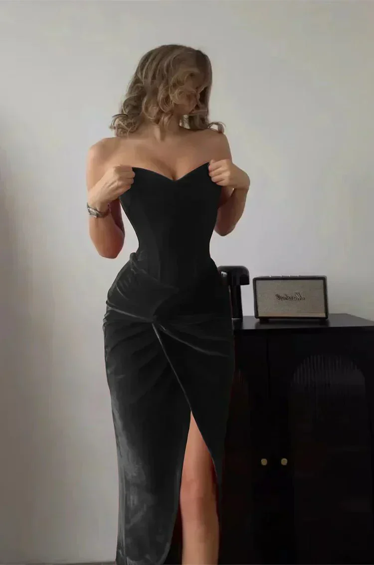 Heidi-Mode | Sexy Strapless Spaghetti Dress - Image 7