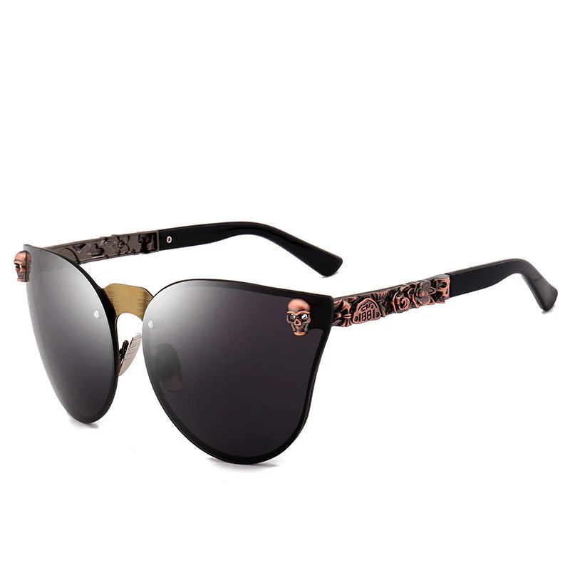 Heidi-Mode | Skull Sonnenbrille Aus Metall - Image 3