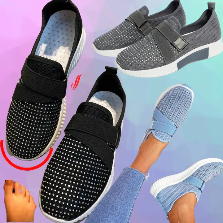 Heidi-Mode | Slip On Damen Sneaker mit Klettverschluss - Image 2