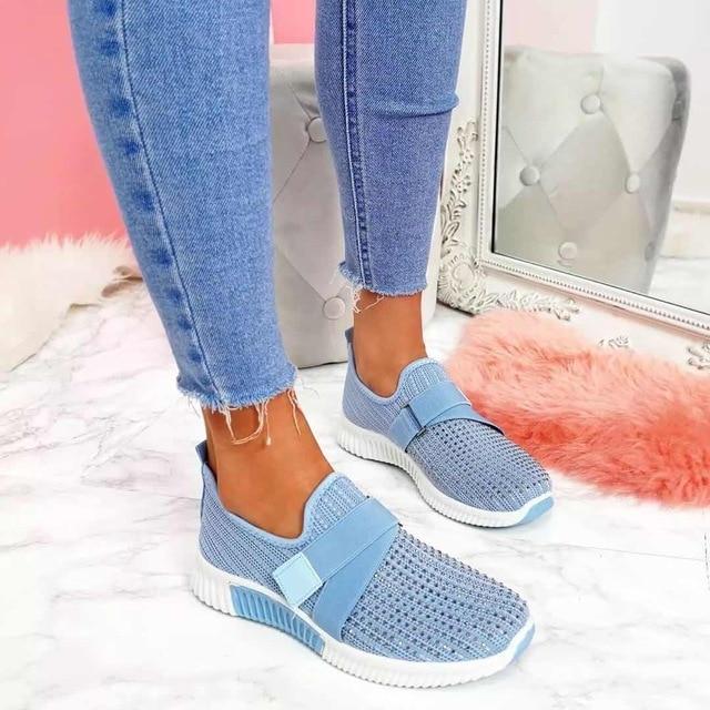 Heidi-Mode | Slip On Damen Sneaker mit Klettverschluss - Image 7