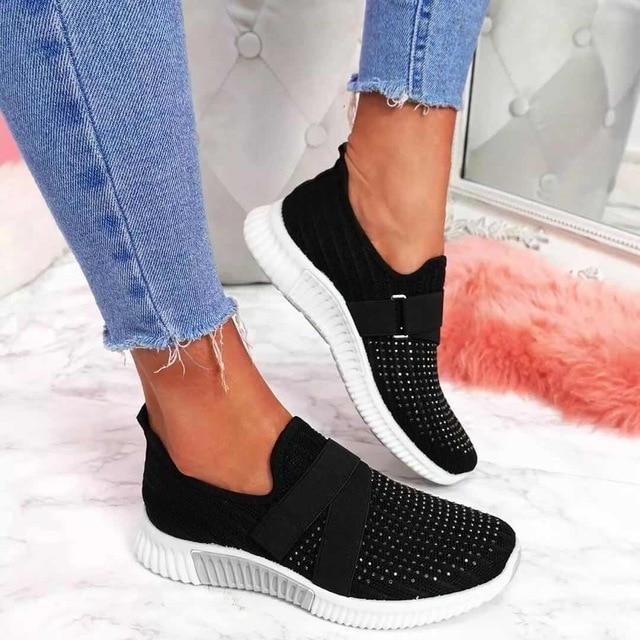 Heidi-Mode | Slip On Damen Sneaker mit Klettverschluss - Image 8