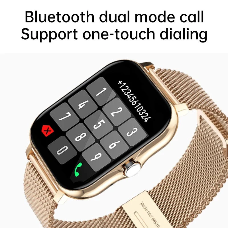 Heidi-Mode | Smart Uhr Schrittzähler Herzfrequenzüberwachung Bluetooth Anruf - Image 2