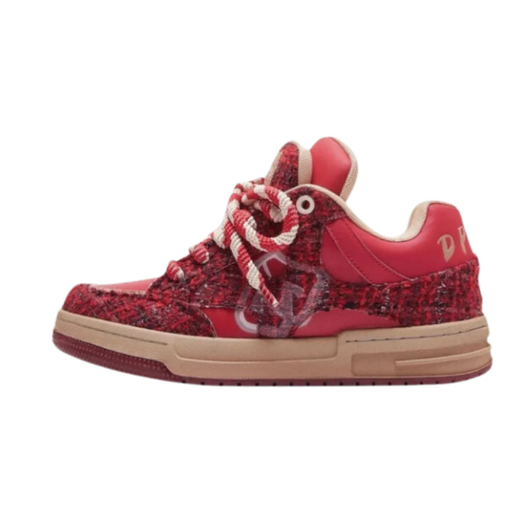 Heidi-Mode | Sneakers - Casual - Retro Kreuz Graffiti - Image 6