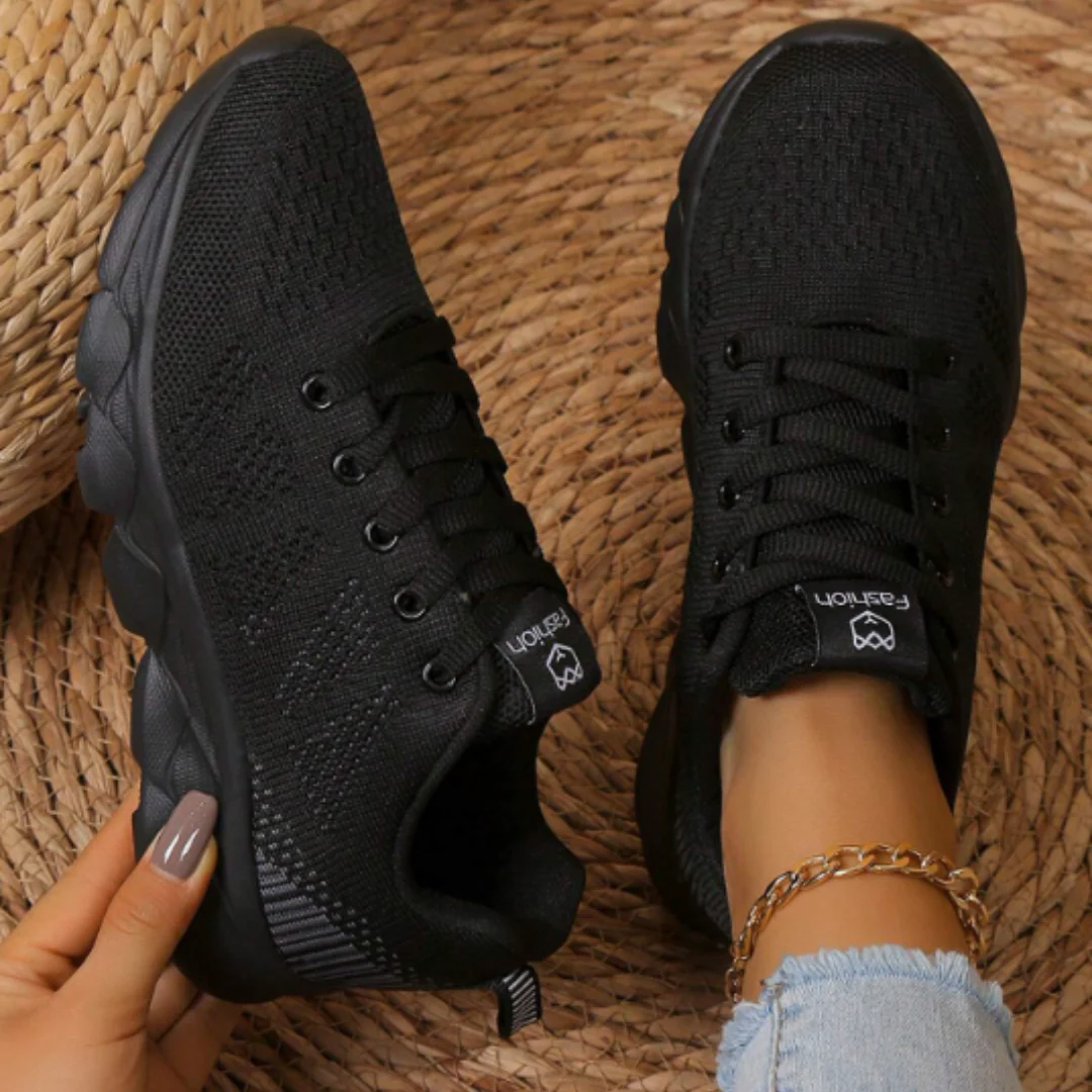 Heidi-Mode | Sneakers Sportliche Schnürsneaker mit Rutschfester Sohle - Image 2