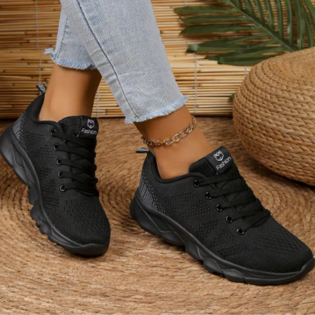 Heidi-Mode | Sneakers Sportliche Schnürsneaker mit Rutschfester Sohle - Image 3