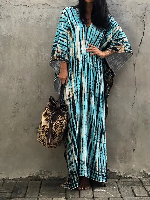 Heidi-Mode | Sommer Kaftan Maxi Kleid - Image 11