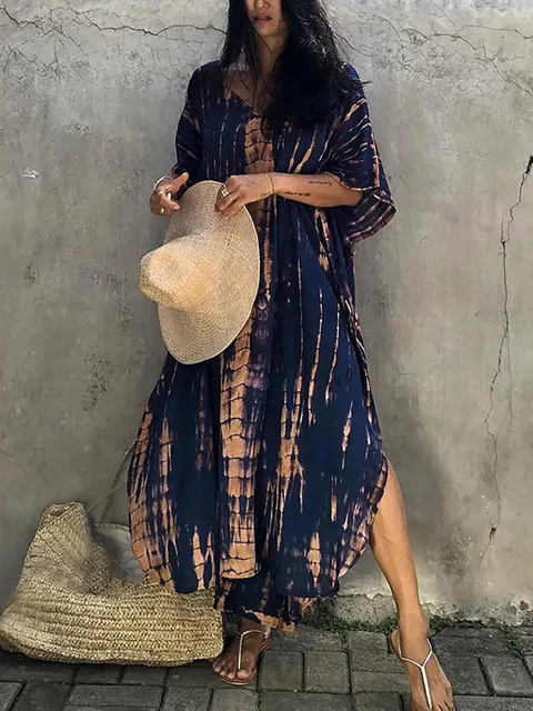 Heidi-Mode | Sommer Kaftan Maxi Kleid - Image 15
