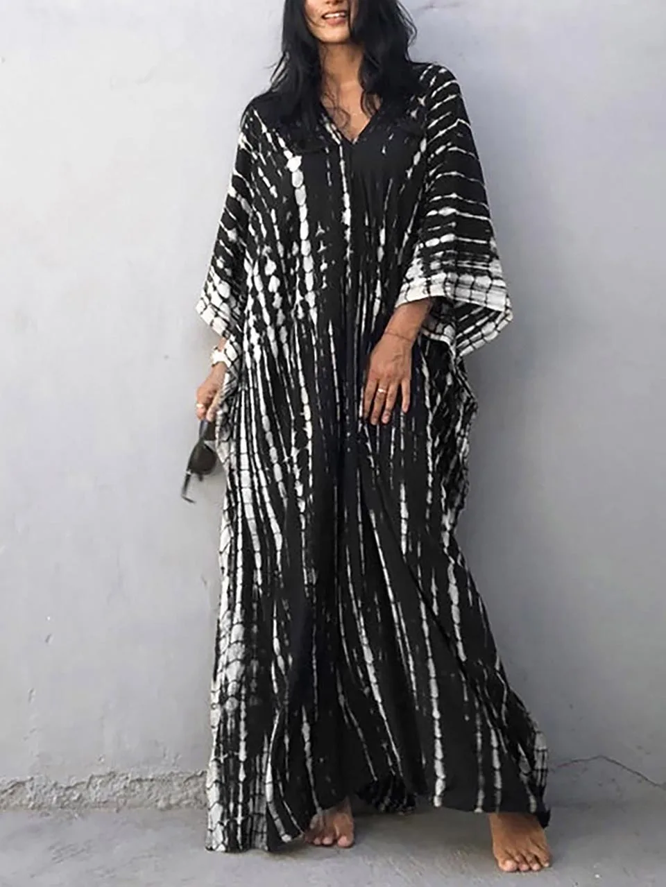 Heidi-Mode | Sommer Kaftan Maxi Kleid - Image 5