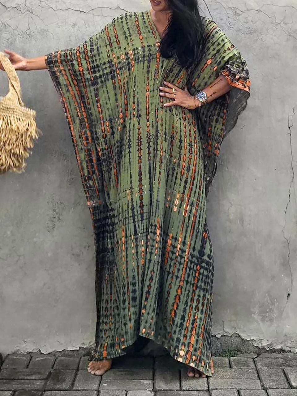 Heidi-Mode | Sommer Kaftan Maxi Kleid - Image 7