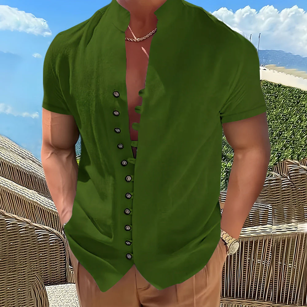 Heidi-Mode | Sommer-Kurzarmhemden mit Speziellen Knöpfen - Image 4