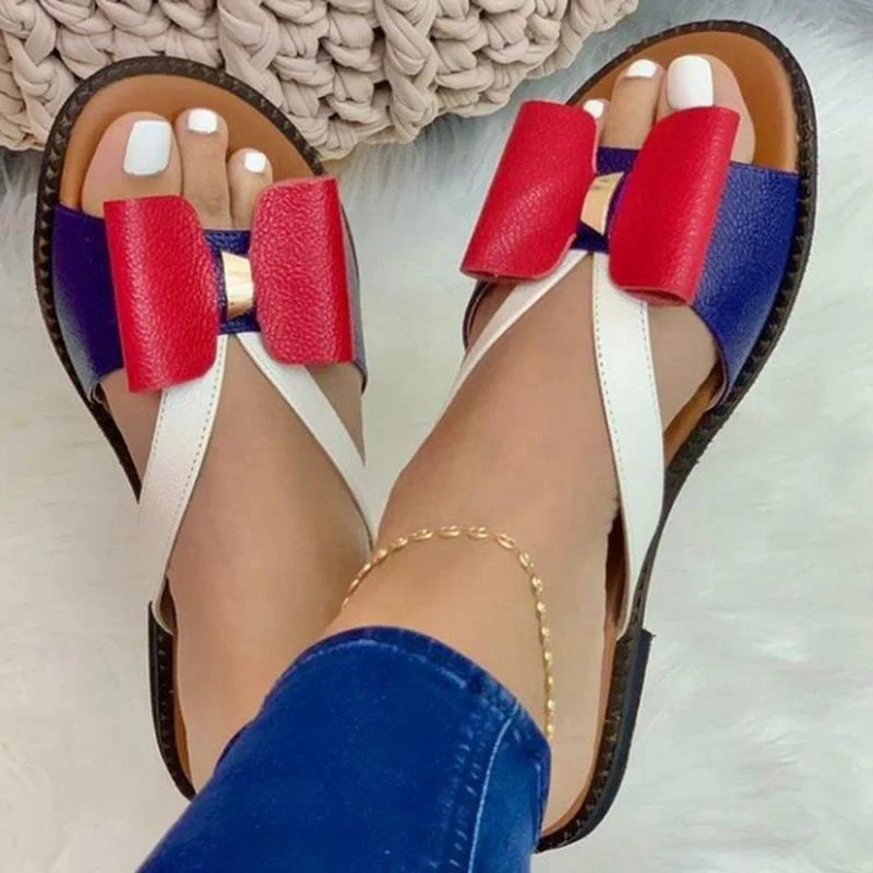 Heidi-Mode | Legere Sommerschuhe für Frauen mit Schmetterlingsknoten - Image 3