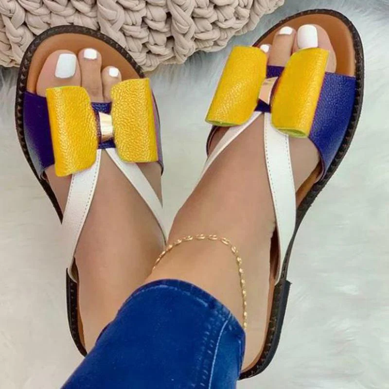 Heidi-Mode | Legere Sommerschuhe für Frauen mit Schmetterlingsknoten - Image 4