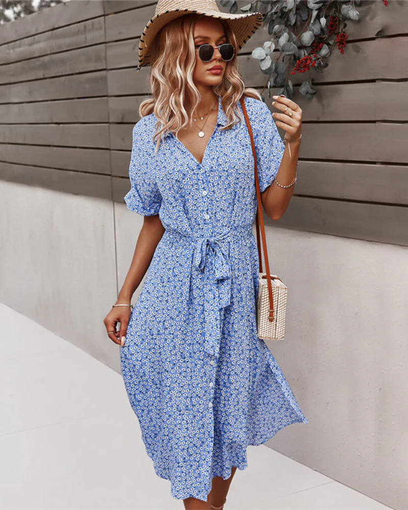 Heidi-Mode | Sommerkleid Midi Das Geblümte Kleid Ist Ein Must-Have für Diesen Sommer - Image 5