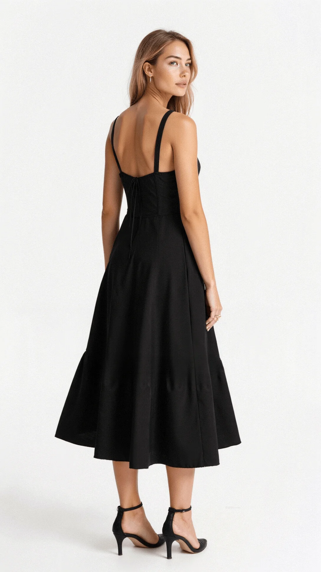Heidi-Mode | Sommerliches Midi Kleid mit Trägern & Schlitz Luftig, Elegant & Perfekt für Warme Tage - Image 6