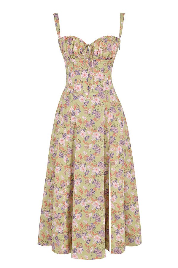 Heidi-Mode | Sommerliches Midi Kleid mit Trägern & Schlitz Luftig, Elegant & Perfekt für Warme Tage - Image 9
