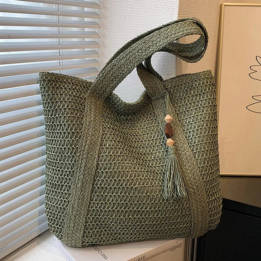 Heidi-Mode | Sommertasche Aus Stroh mit Lässigem Design - Image 6