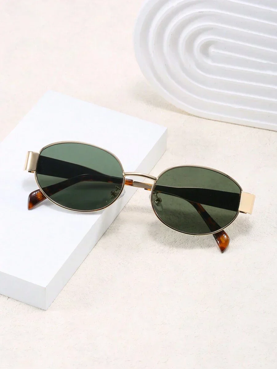 Heidi-Mode | Sonnebrille Damen Gold Vintage Retro Sunglasses Women - Image 4