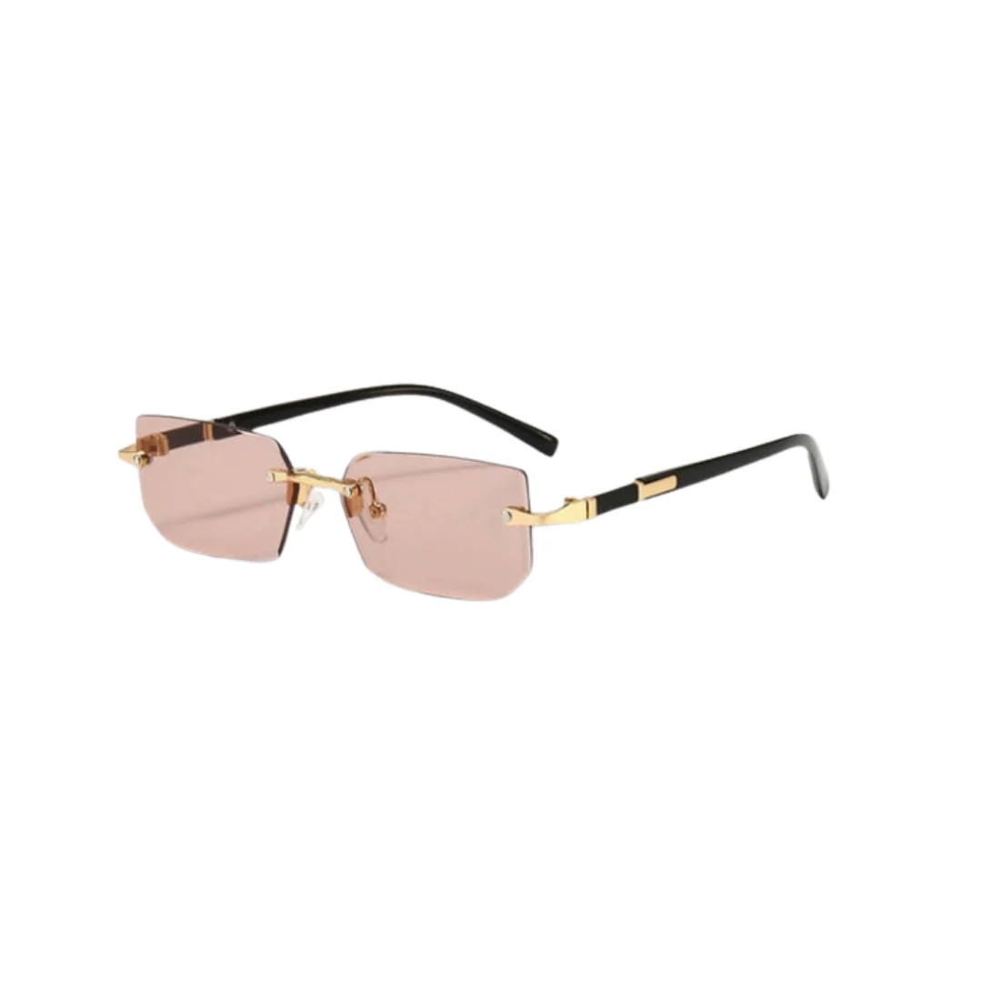 Heidi-Mode | Sonnenbrille - Modern - Rechteckig Rahmenlos Retro - Image 3