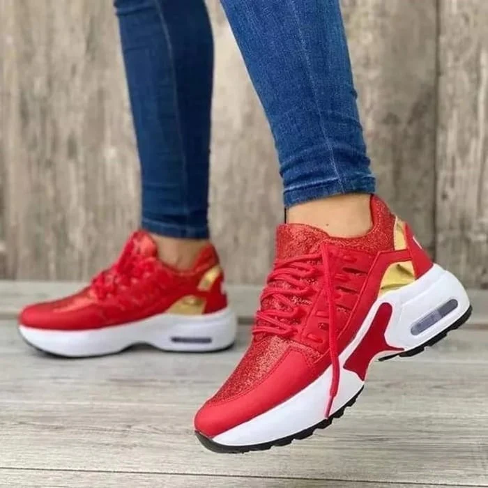 Heidi-Mode | Sportliche Sneaker mit Klobiger Sohle für Damen - Image 7