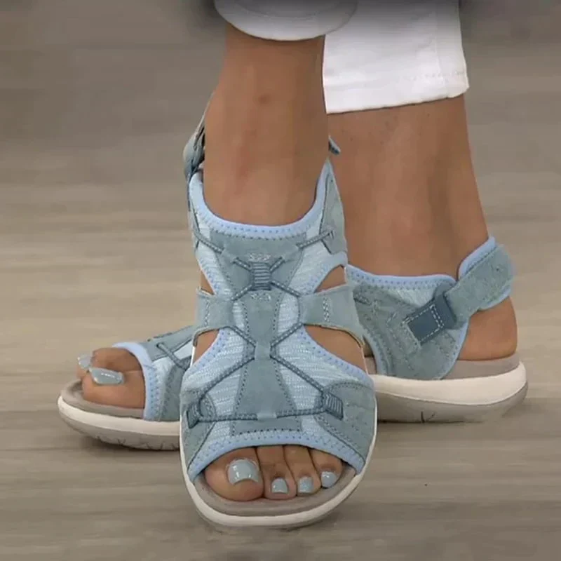 Heidi-Mode | Unterstützende und Weiche, Verstellbare Orthopädische Sandalen für Frauen