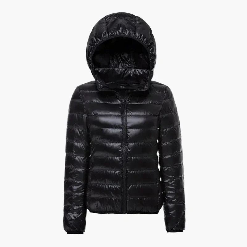 Heidi-Mode | Steppjacke mit Kapuze - Leichte Übergangsjacke für Alltag und Outdoor