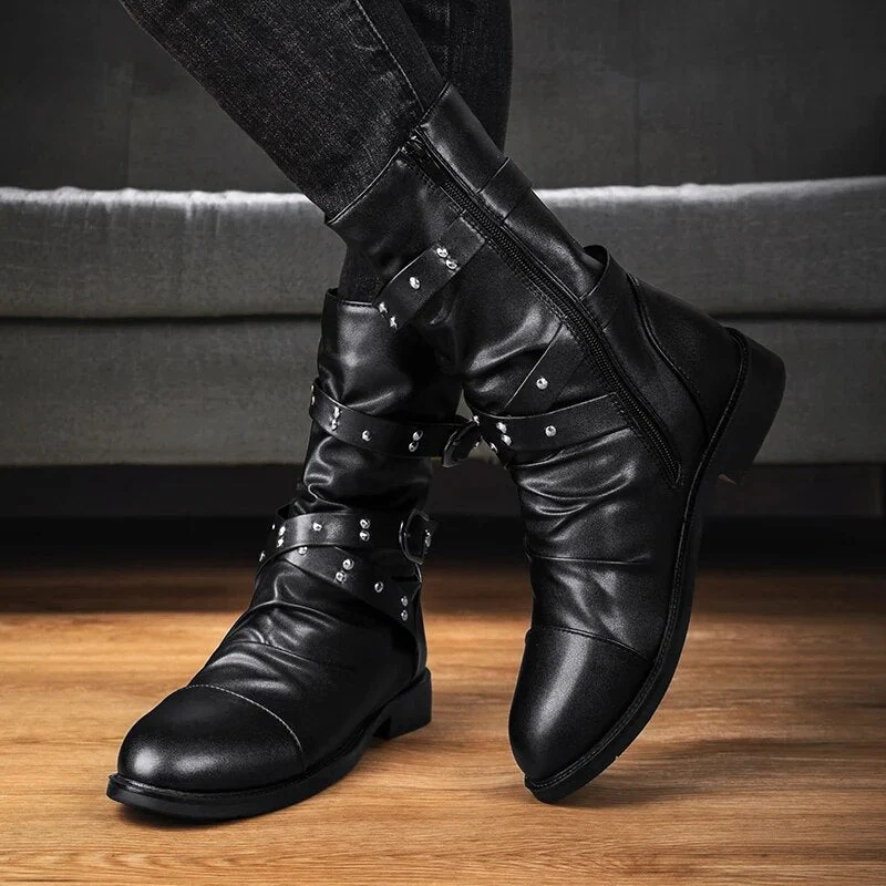 Heidi-Mode | Stiefel Aus Weinlese Leder - Image 3