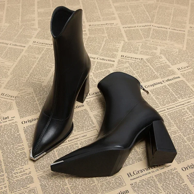 Heidi-Mode | Stiefel mit Hohem Absatz und Reißverschluss - Image 6