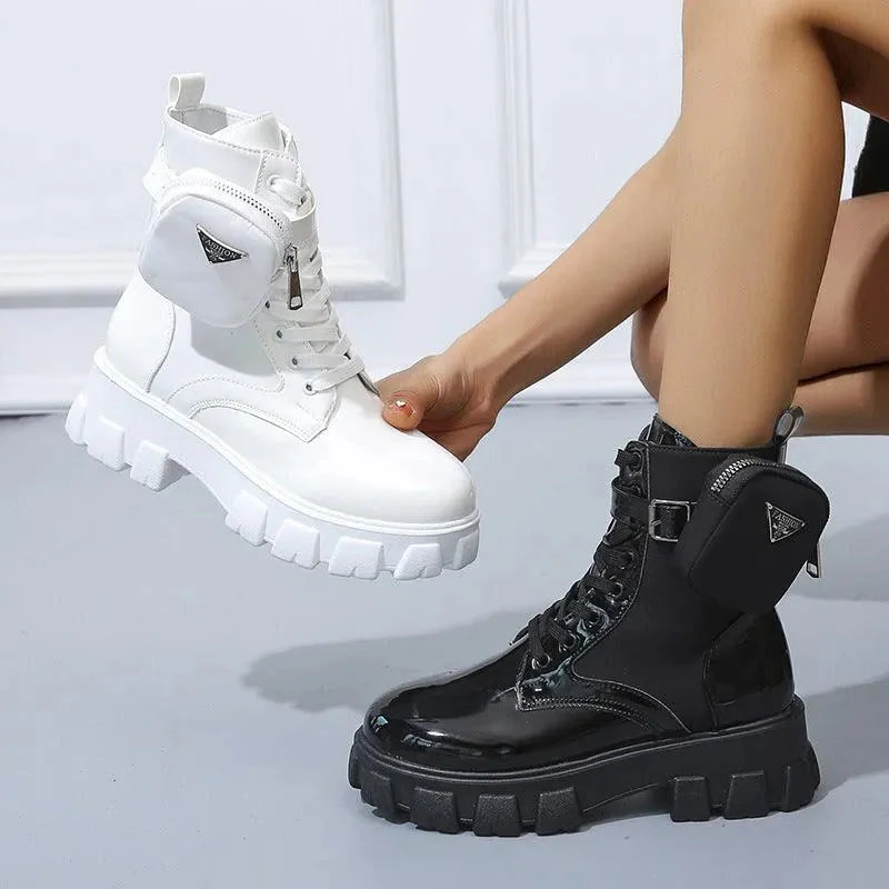 Heidi-Mode | Stiefel mit Plateau Bis Zur Wade - Image 2