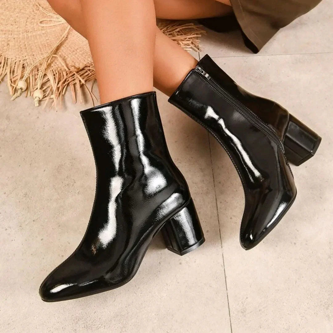Heidi-Mode | Stiefel mit Dicker Spitze - Image 6