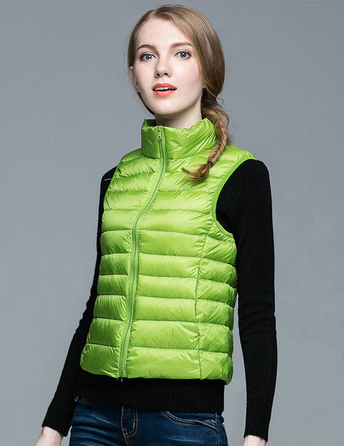 Heidi-Mode | Superpositionsstil ärmellose Daunenjacke - Image 31