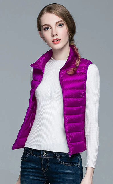 Heidi-Mode | Superpositionsstil ärmellose Daunenjacke - Image 33