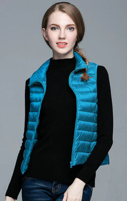 Heidi-Mode | Superpositionsstil ärmellose Daunenjacke - Image 36