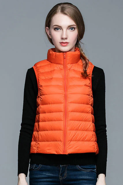 Heidi-Mode | Superpositionsstil ärmellose Daunenjacke - Image 37