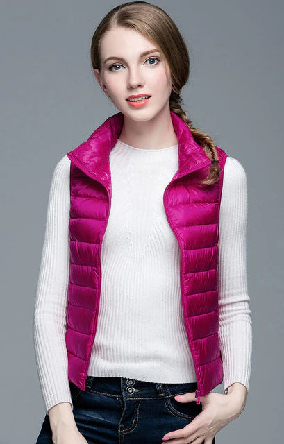 Heidi-Mode | Superpositionsstil ärmellose Daunenjacke - Image 38