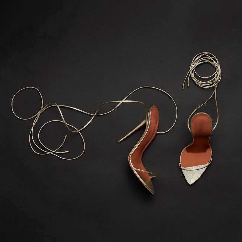 Heidi-Mode | Stiletto Sandalen mit Knöchelriemen - Image 4