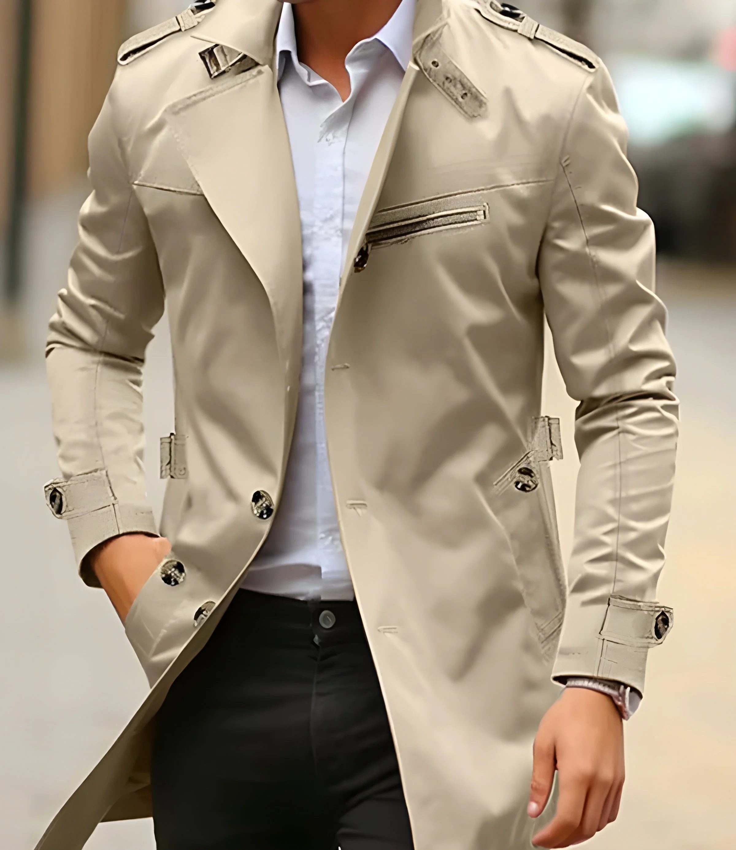 Heidi-Mode | Stilvoll Trenchcoat für Männer - Image 3