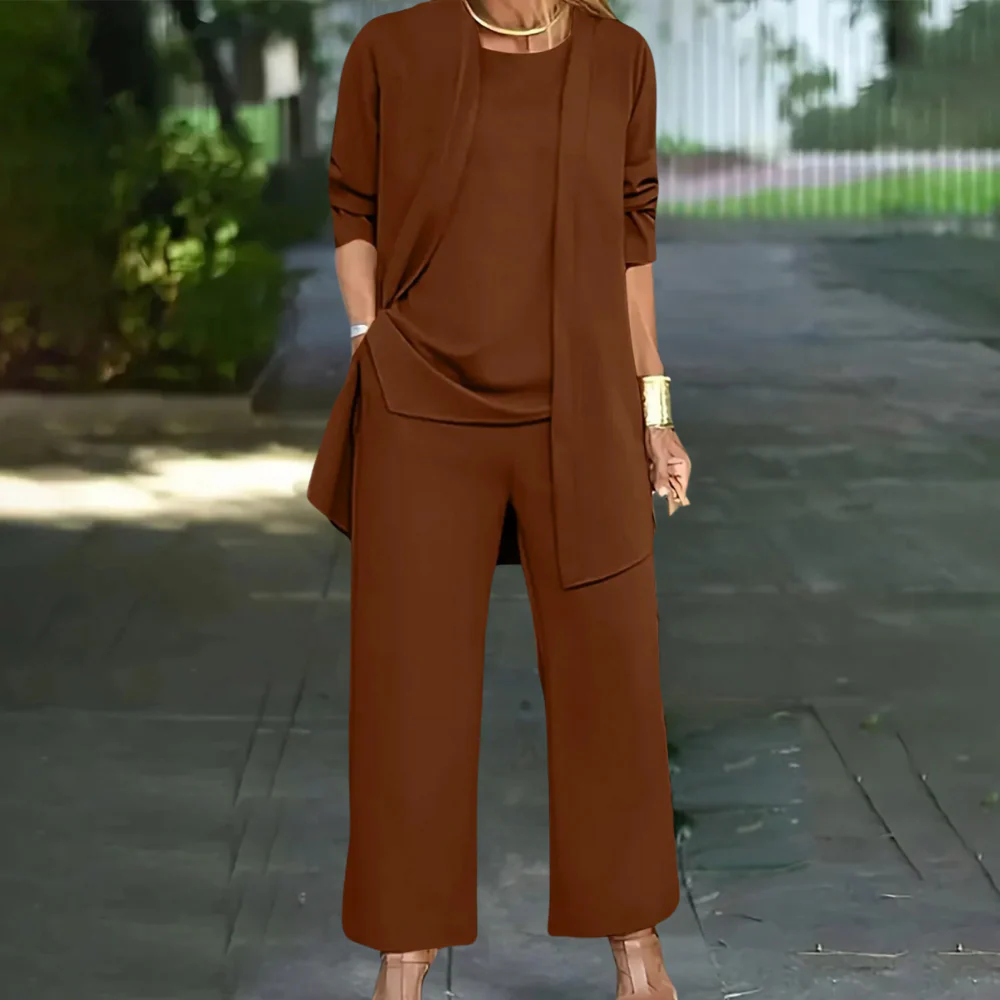 Heidi-Mode | Stilvoll, Lässig 3-Teiliges Set für Frauen - Image 3