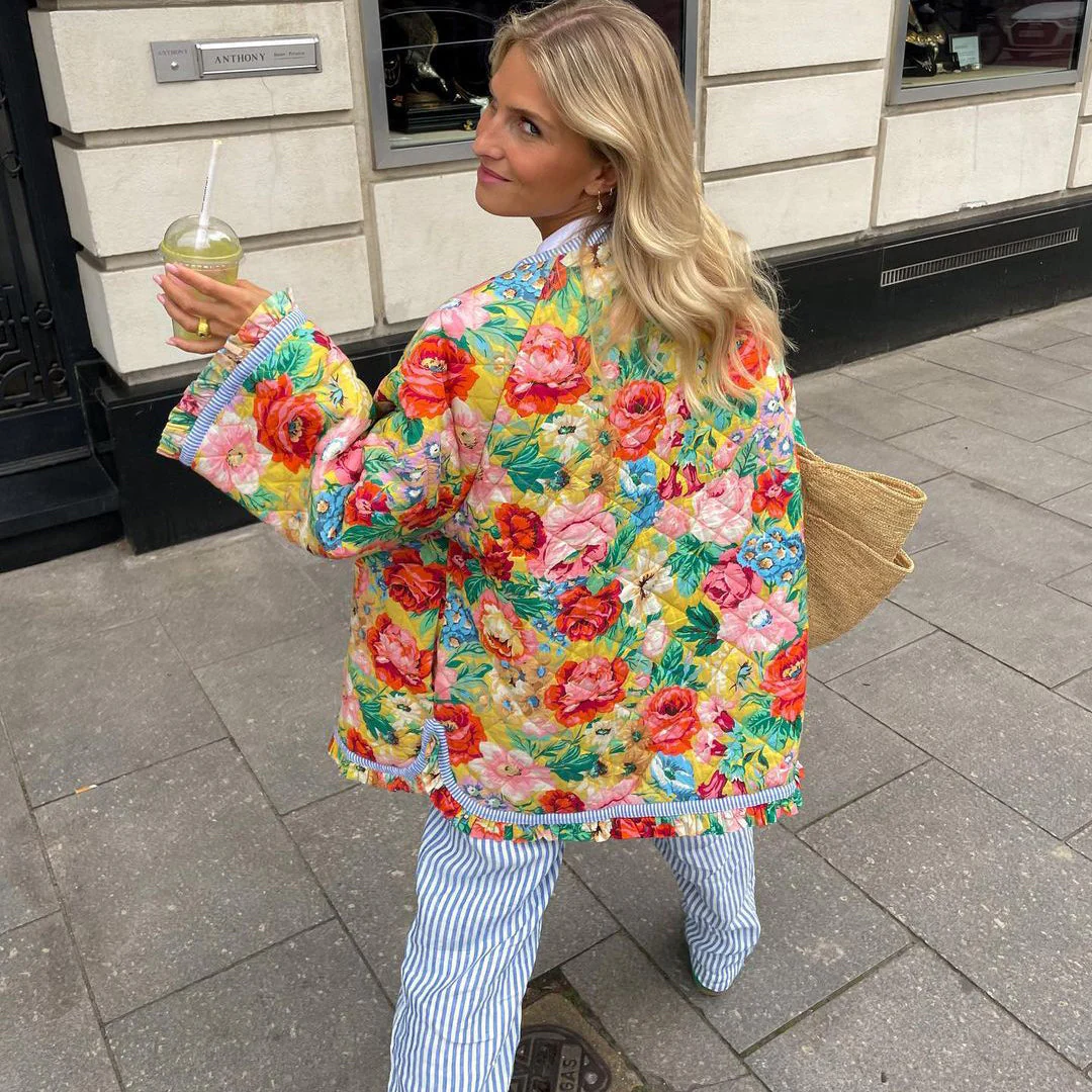 Heidi-Mode | Stilvolle Blumen Sommerjacke - Image 2
