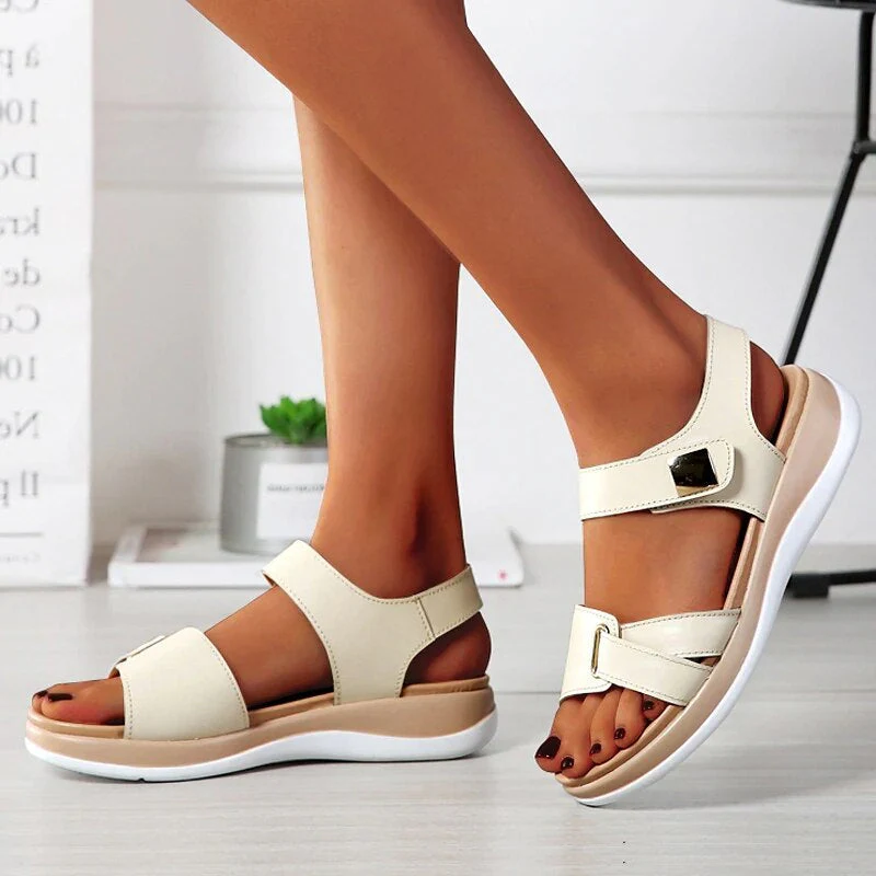Heidi-Mode | Stilvolle Flache Orthopädische Sandalen - Image 2