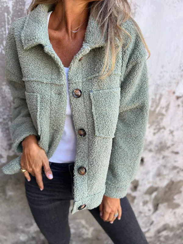 Heidi-Mode | Stilvolle Kurze Wolljacke mit Revers - Image 7
