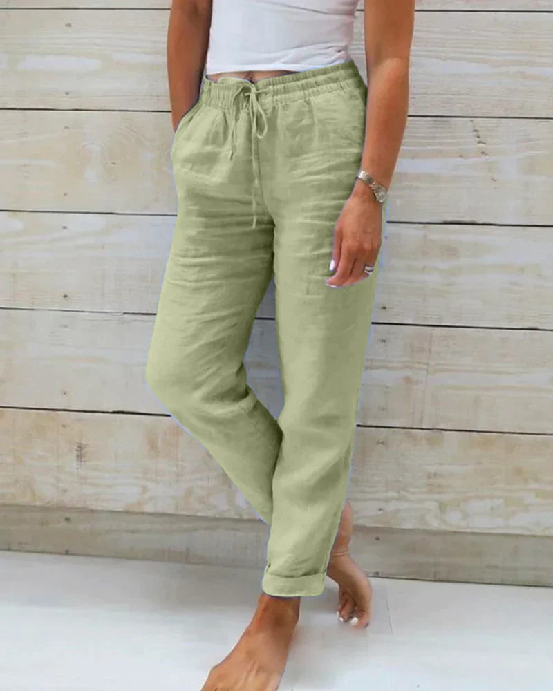 Heidi-Mode | Stilvolle Leinenhose