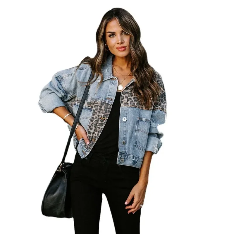 Heidi-Mode | Stilvolle Leopard Denimjacke - Image 4