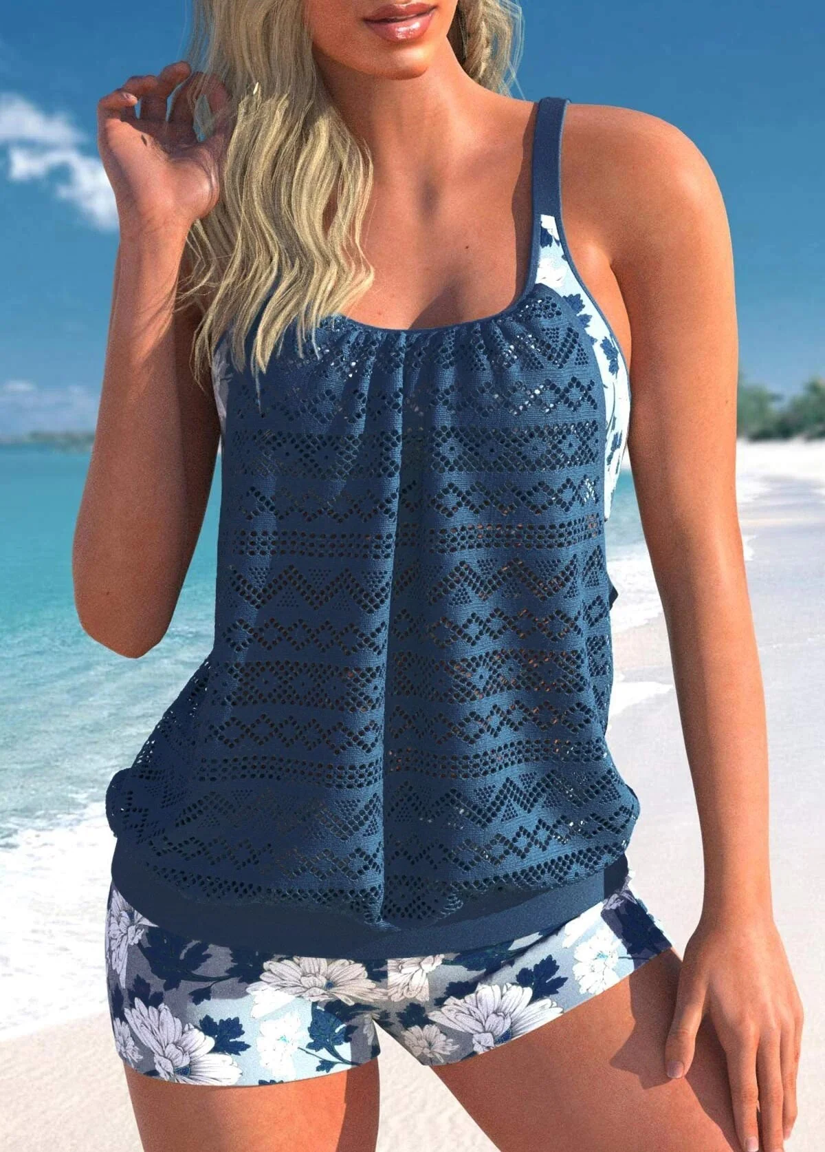 Heidi-Mode | Stilvolle Tankini Satz - Image 3