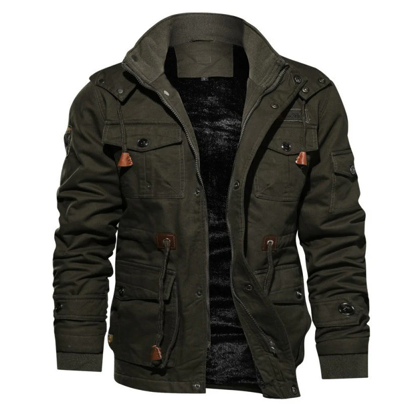 Herren Winterjacke Aus Polyester mit Stilvollem Design & Wärmender Fütterung Heidi-Mode - Image 4