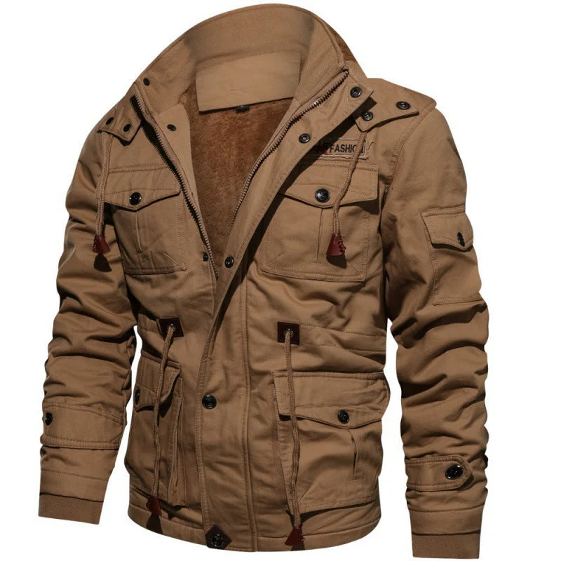 Herren Winterjacke Aus Polyester mit Stilvollem Design & Wärmender Fütterung Heidi-Mode - Image 5