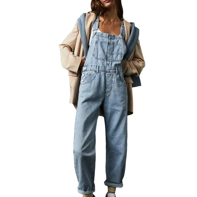Heidi-Mode | Stilvoller Denim Overall mit Lässig Passform - Image 3