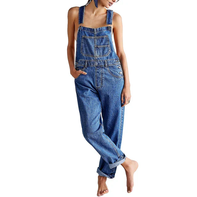 Heidi-Mode | Stilvoller Denim Overall mit Lässig Passform - Image 4