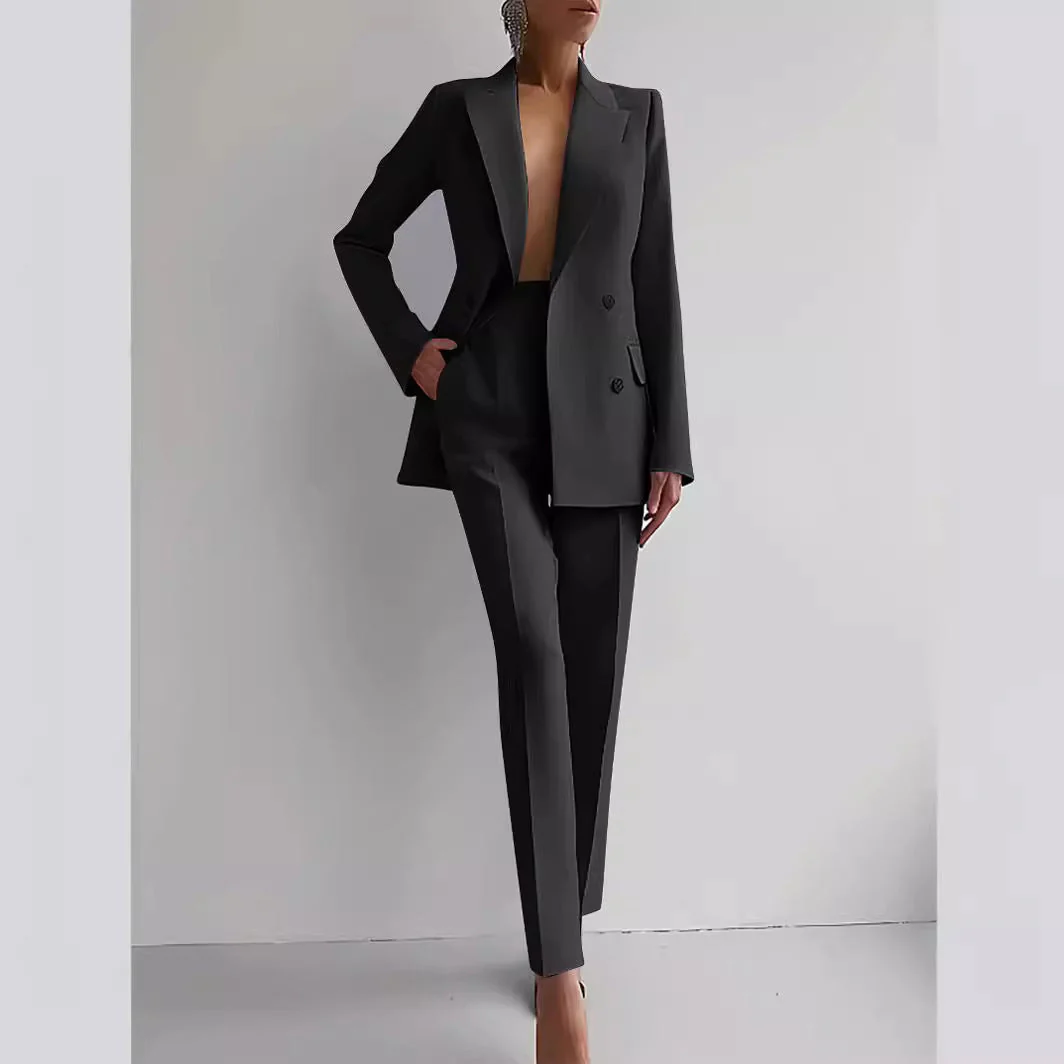 Heidi-Mode | Stilvolles Satz Bestehend Aus Edlem Blazer und Eleganter Hose - Image 2
