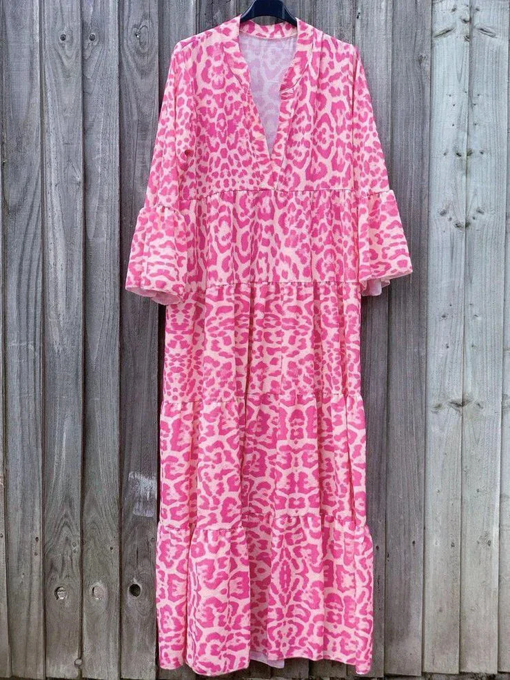 Heidi-Mode | Stilvolles Sommerkleid mit Leopardenmuster - Image 3